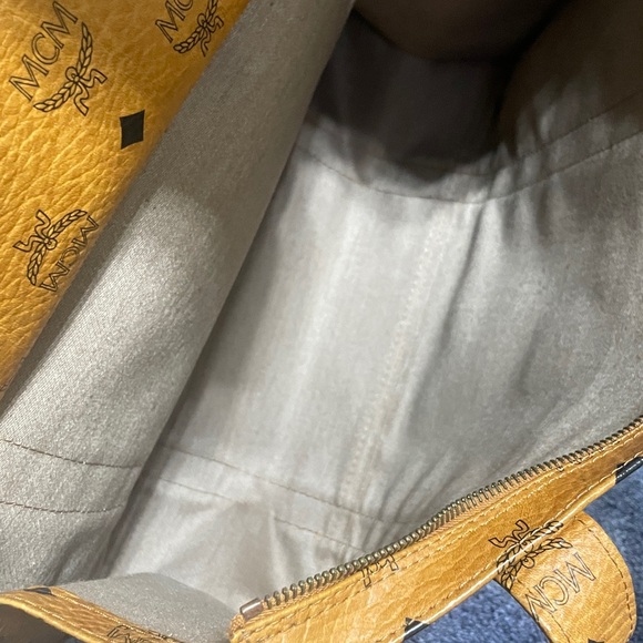 MCM Tan Leather Shoulder Bag - Picture 11 of 15